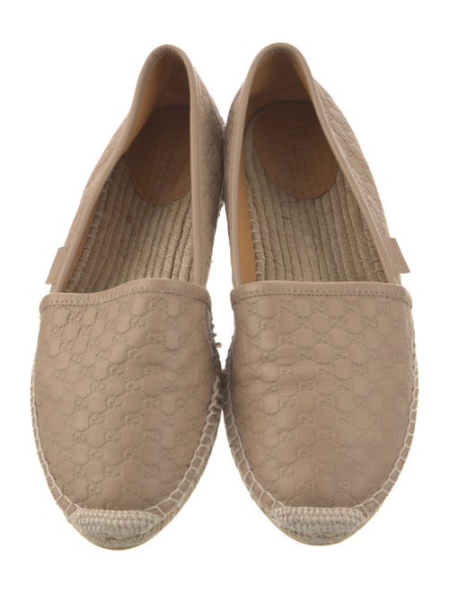 Gucci Microguccissima Pattern Leather Espadrille Sneakers