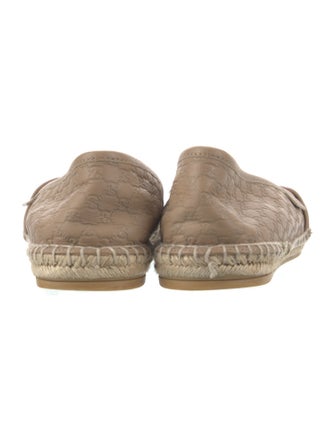 Gucci Microguccissima Pattern Leather Espadrille Sneakers