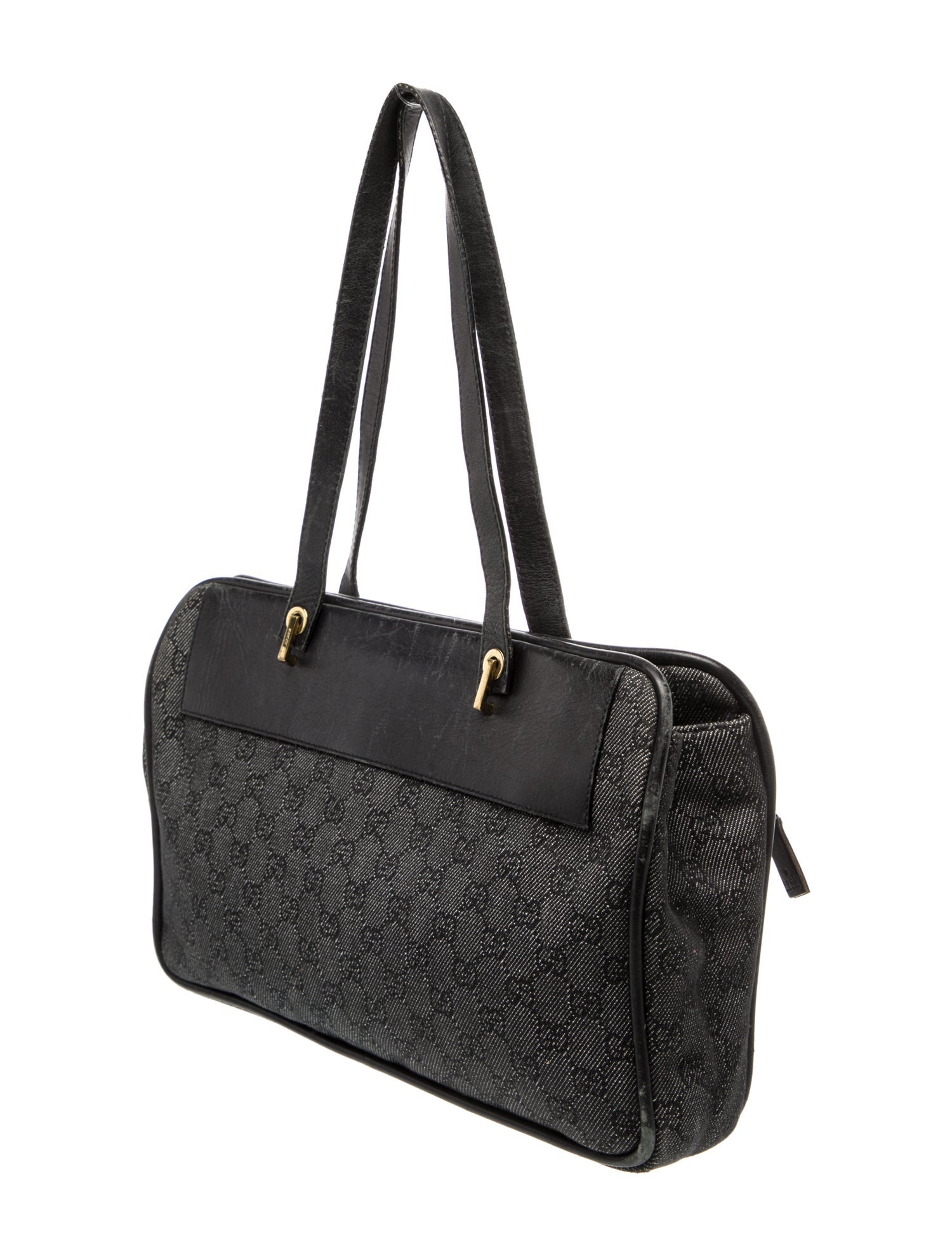 Gucci GG Denim Shoulder Bag