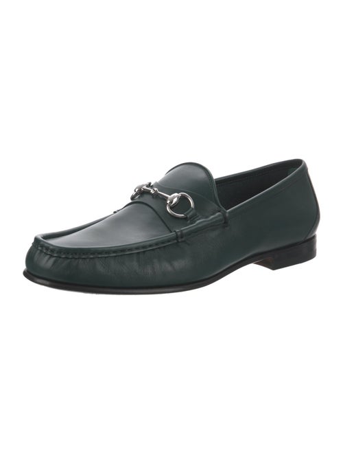 Gucci Horsebit Accent Leather Loafers