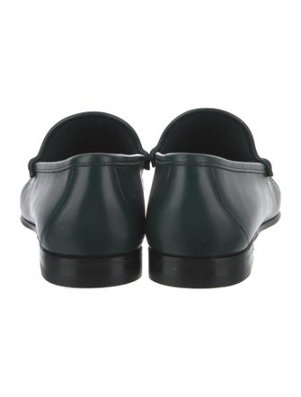 Gucci Horsebit Accent Leather Loafers