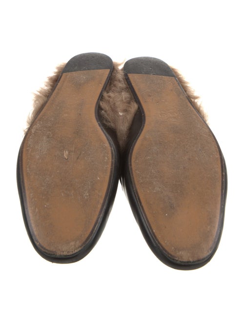 Gucci Horsebit Accent Leather Slippers