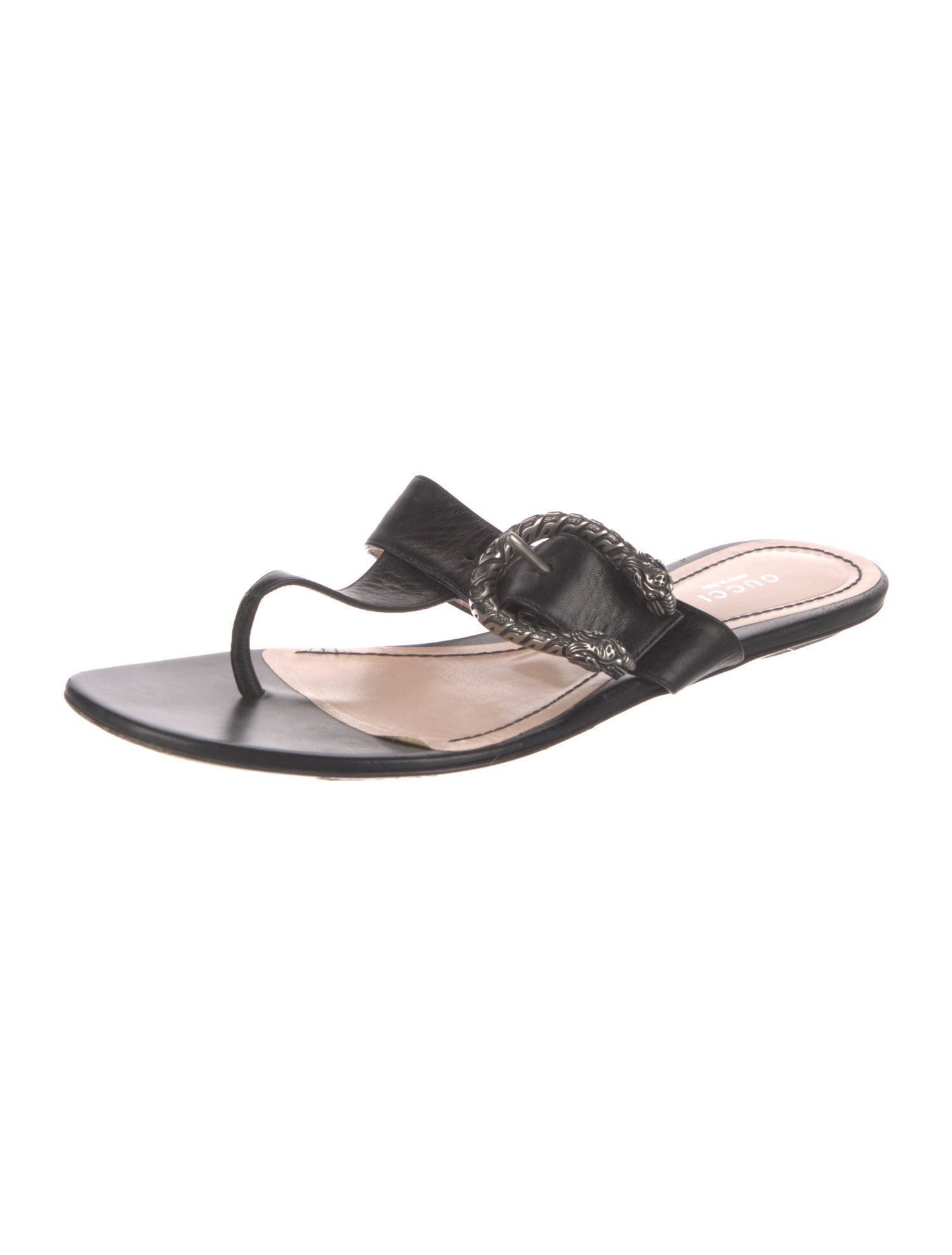 Gucci Dionysus Accent Leather Slides