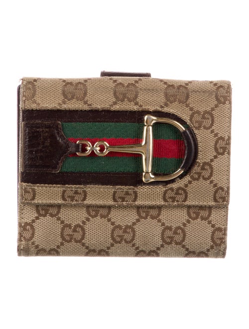 Gucci GG Canvas Canvas Compact Wallet