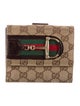 Gucci GG Canvas Canvas Compact Wallet