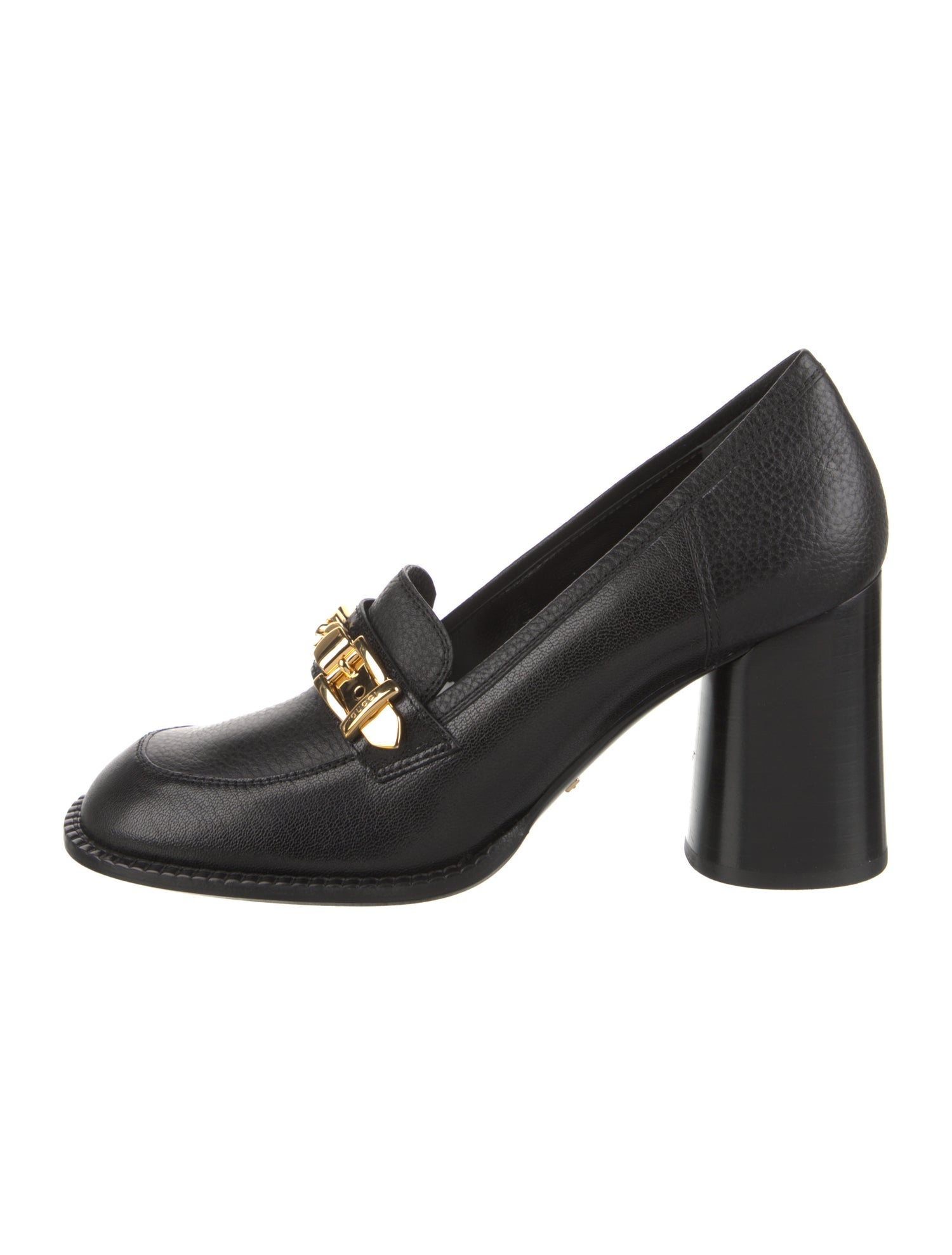 Gucci Horsebit Accent Leather Pumps w/ Tags