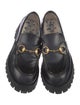Gucci Horsebit Accent Leather Loafers