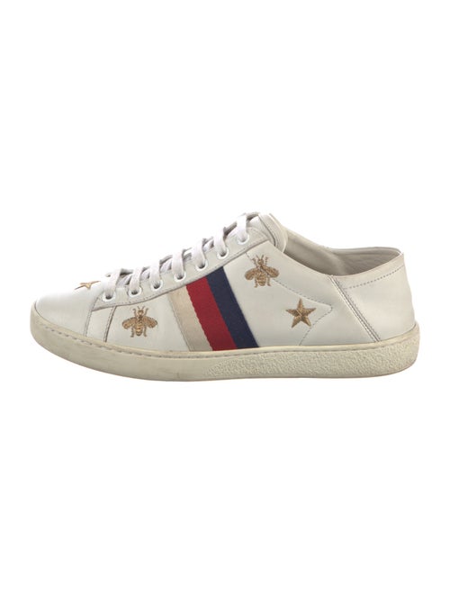 Gucci Sylvie Web Accent Leather Sneakers