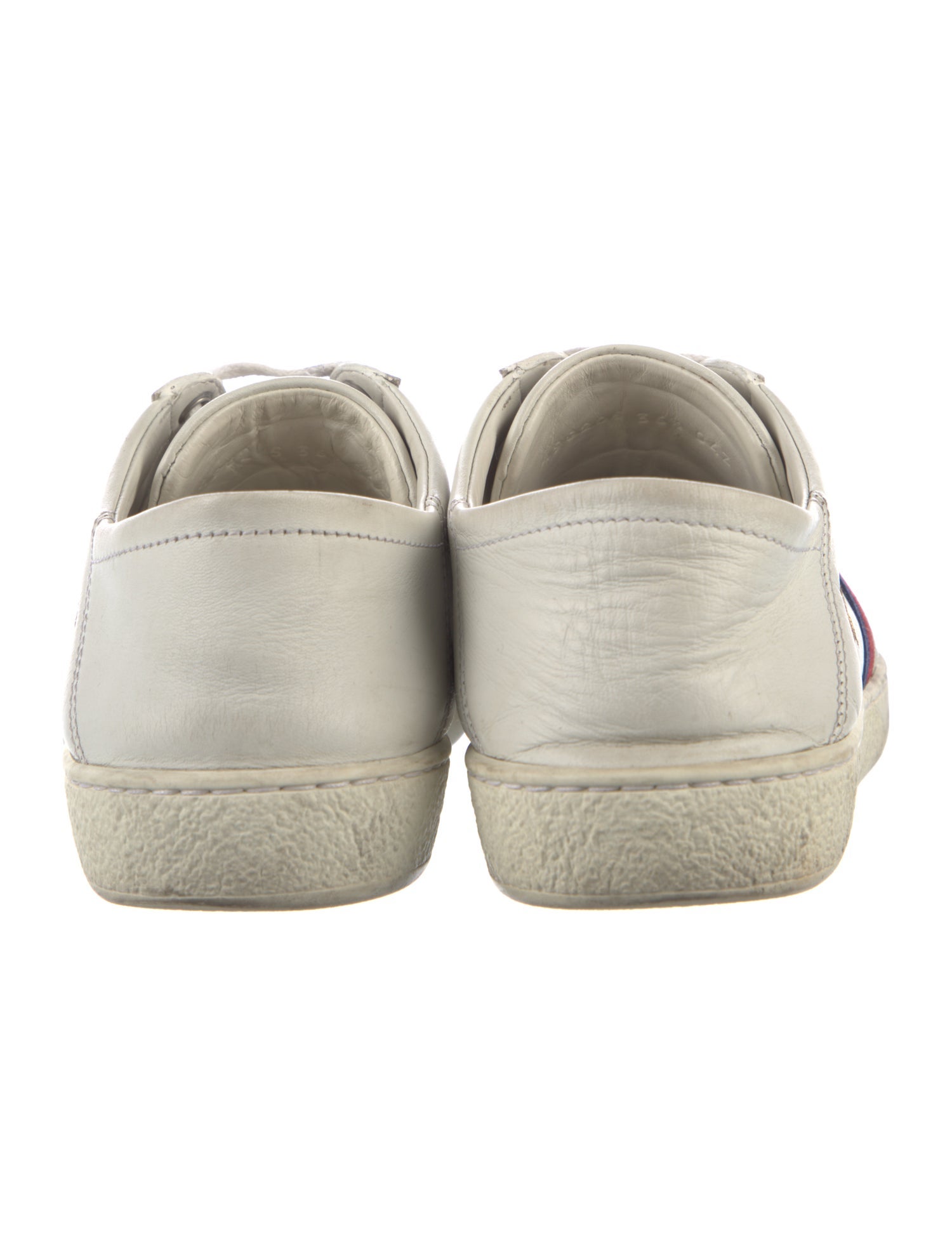 Gucci Sylvie Web Accent Leather Sneakers