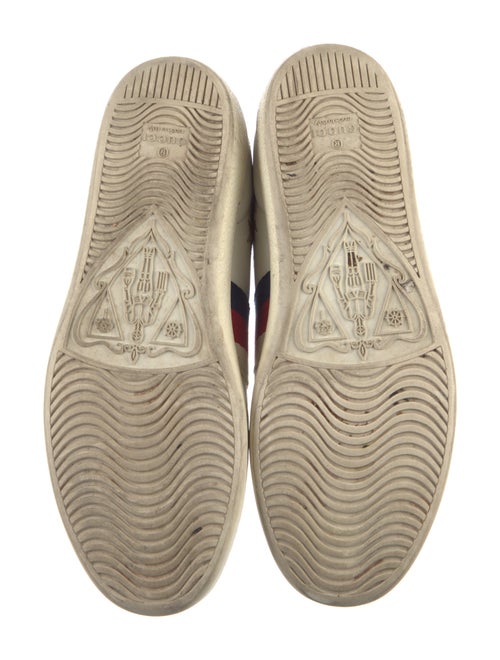 Gucci Sylvie Web Accent Leather Sneakers