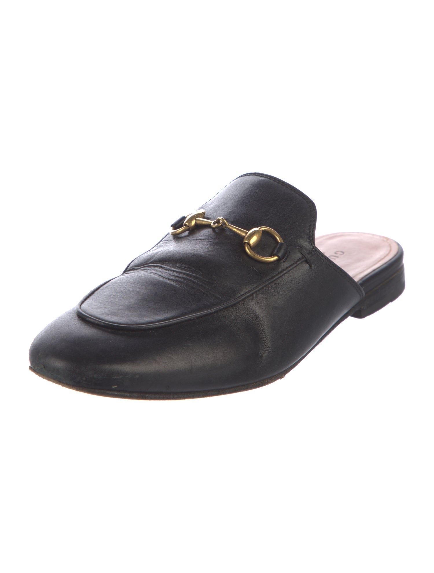 Gucci Horsebit Accent Leather Mules