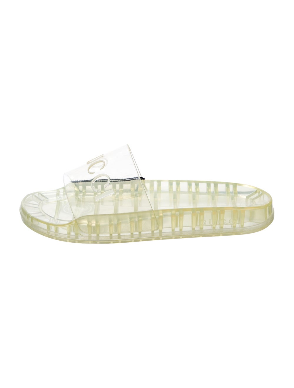 Gucci PVC Slides Clear - image 1