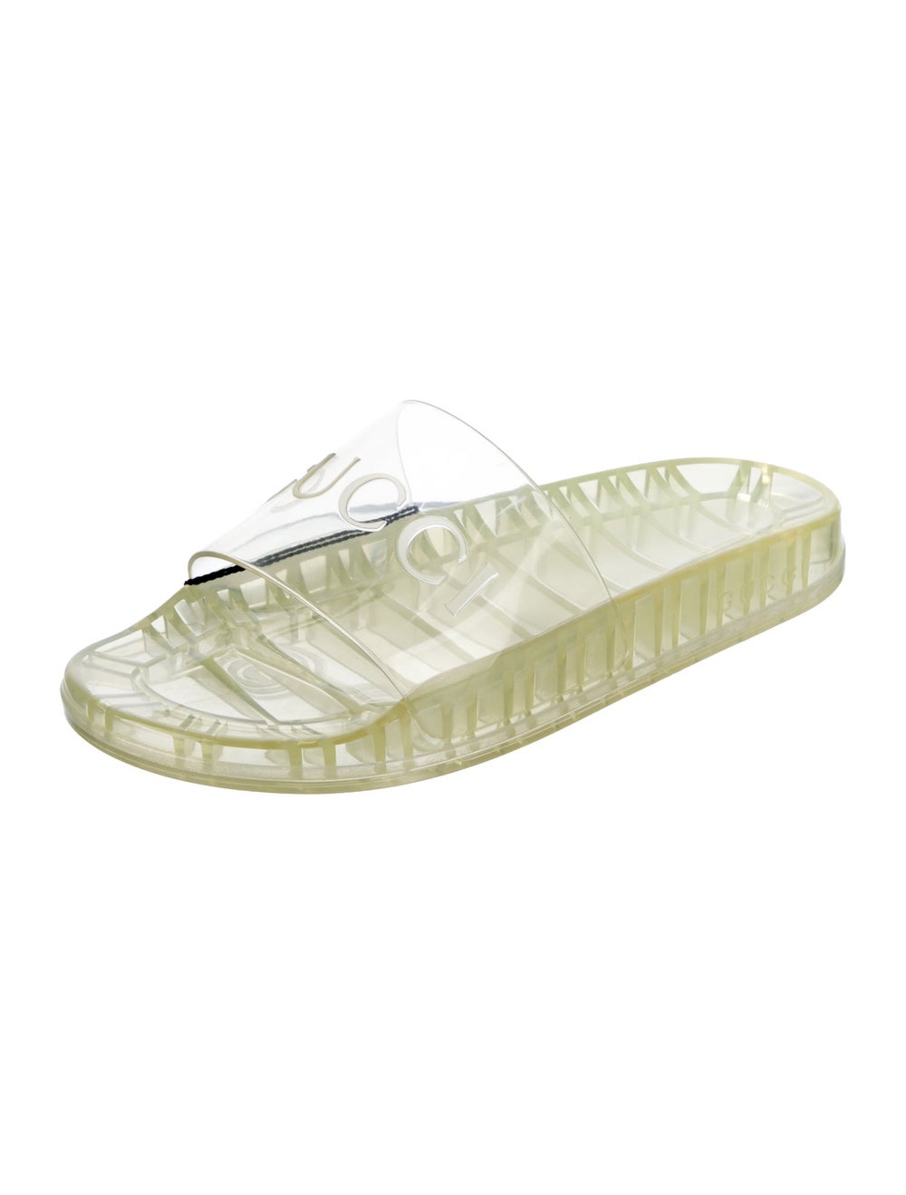 Gucci PVC Slides Clear - image 2