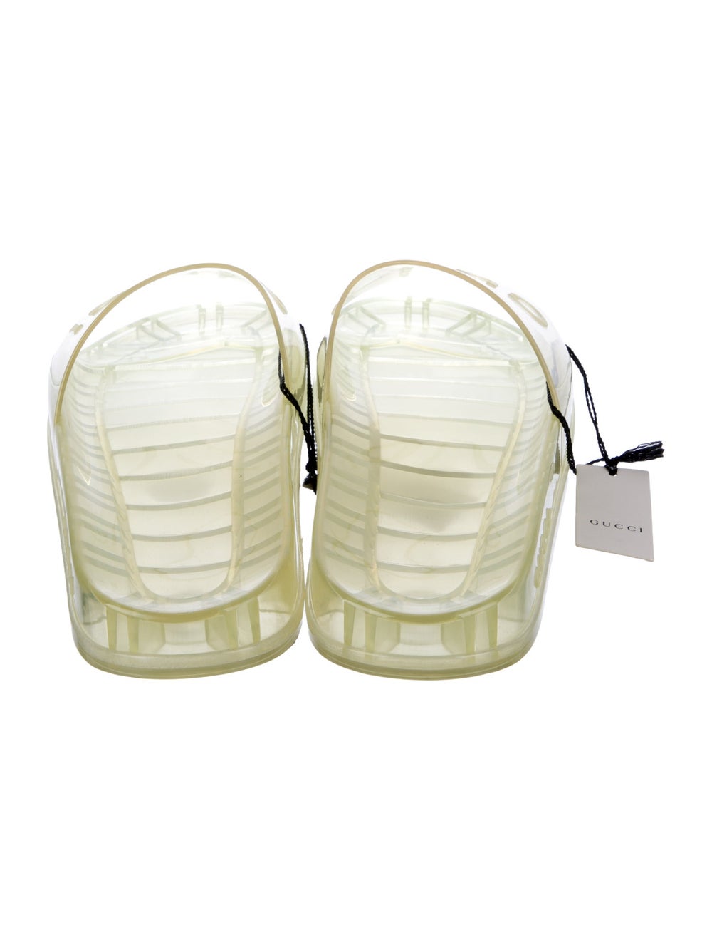 Gucci PVC Slides Clear - image 4