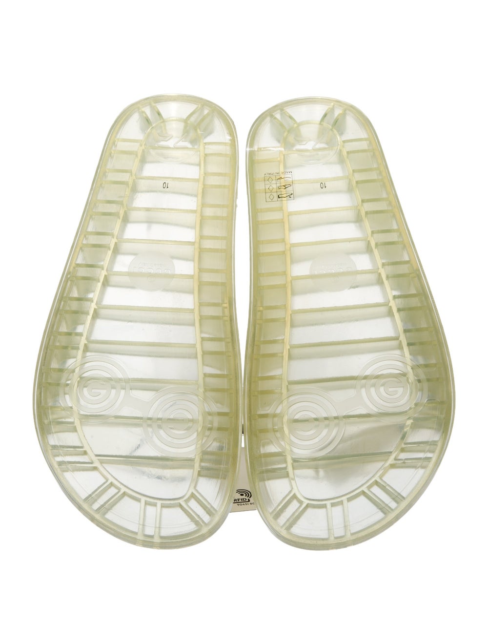 Gucci PVC Slides Clear - image 5