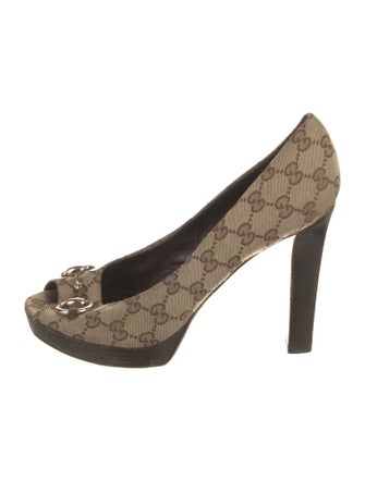 Gucci GG Canvas Canvas Pumps