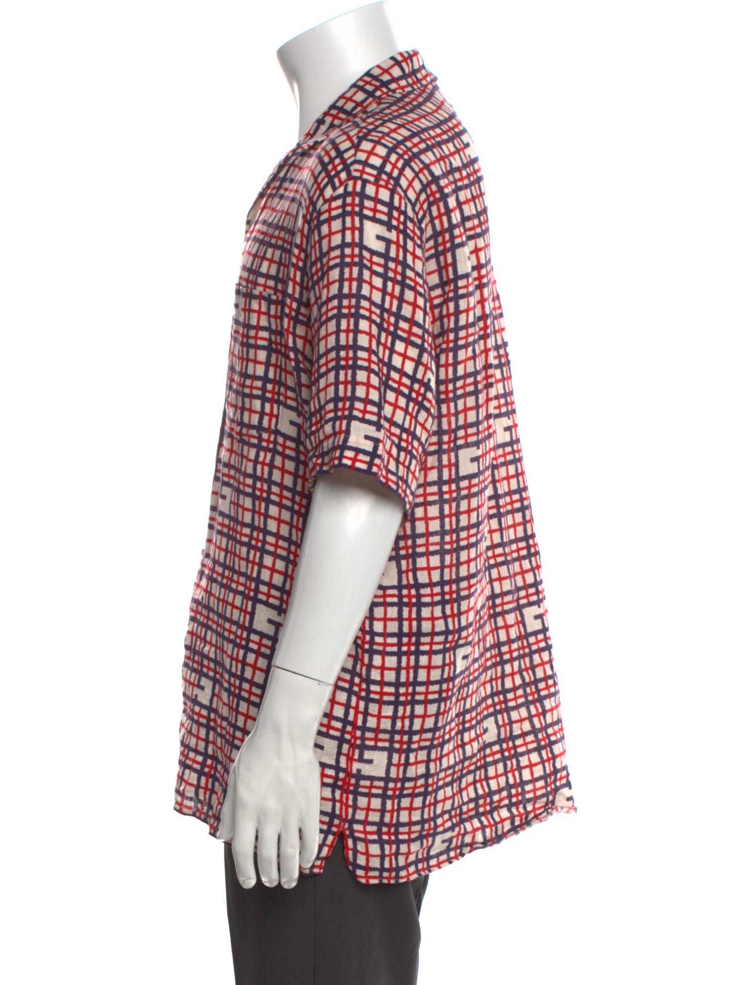 Gucci GG Logo Linen Shirt