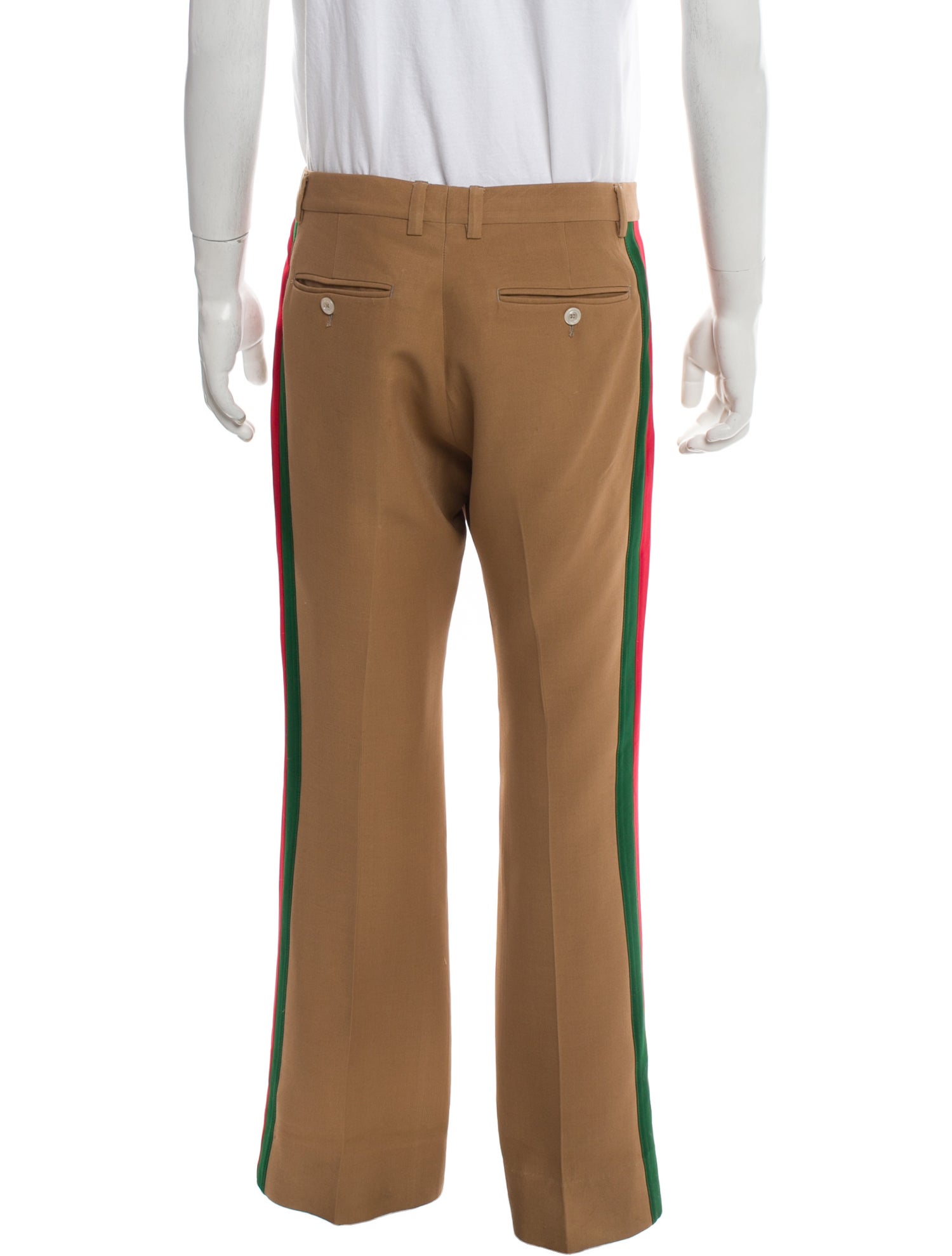 Gucci Web Accent Dress Pants