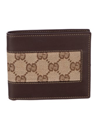 Gucci GG Canvas Leather Wallet