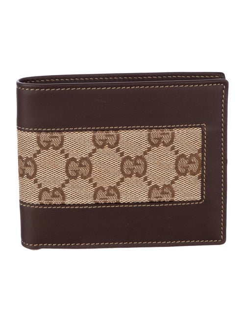 Gucci GG Canvas Leather Wallet