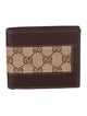 Gucci GG Canvas Leather Wallet