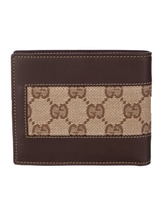 Gucci GG Canvas Leather Wallet