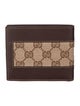 Gucci GG Canvas Leather Wallet