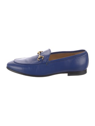 Gucci Horsebit Accent Leather Loafers