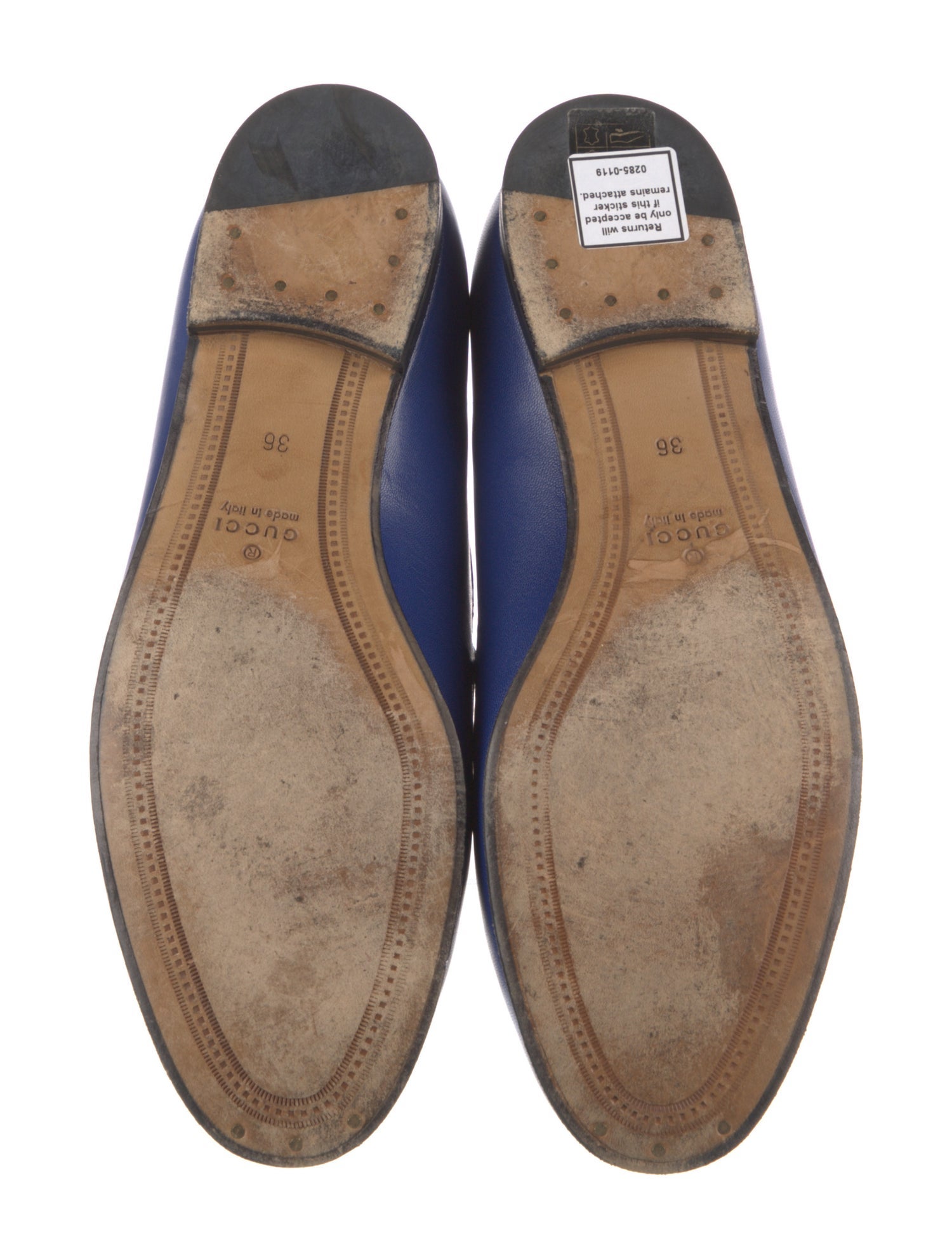 Gucci Horsebit Accent Leather Loafers