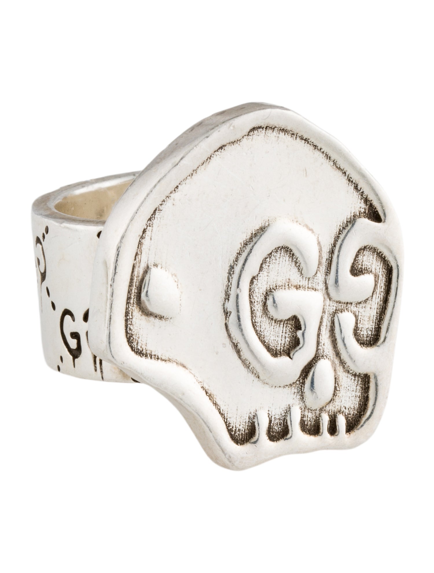 Gucci Ghost Skull Cocktail Ring