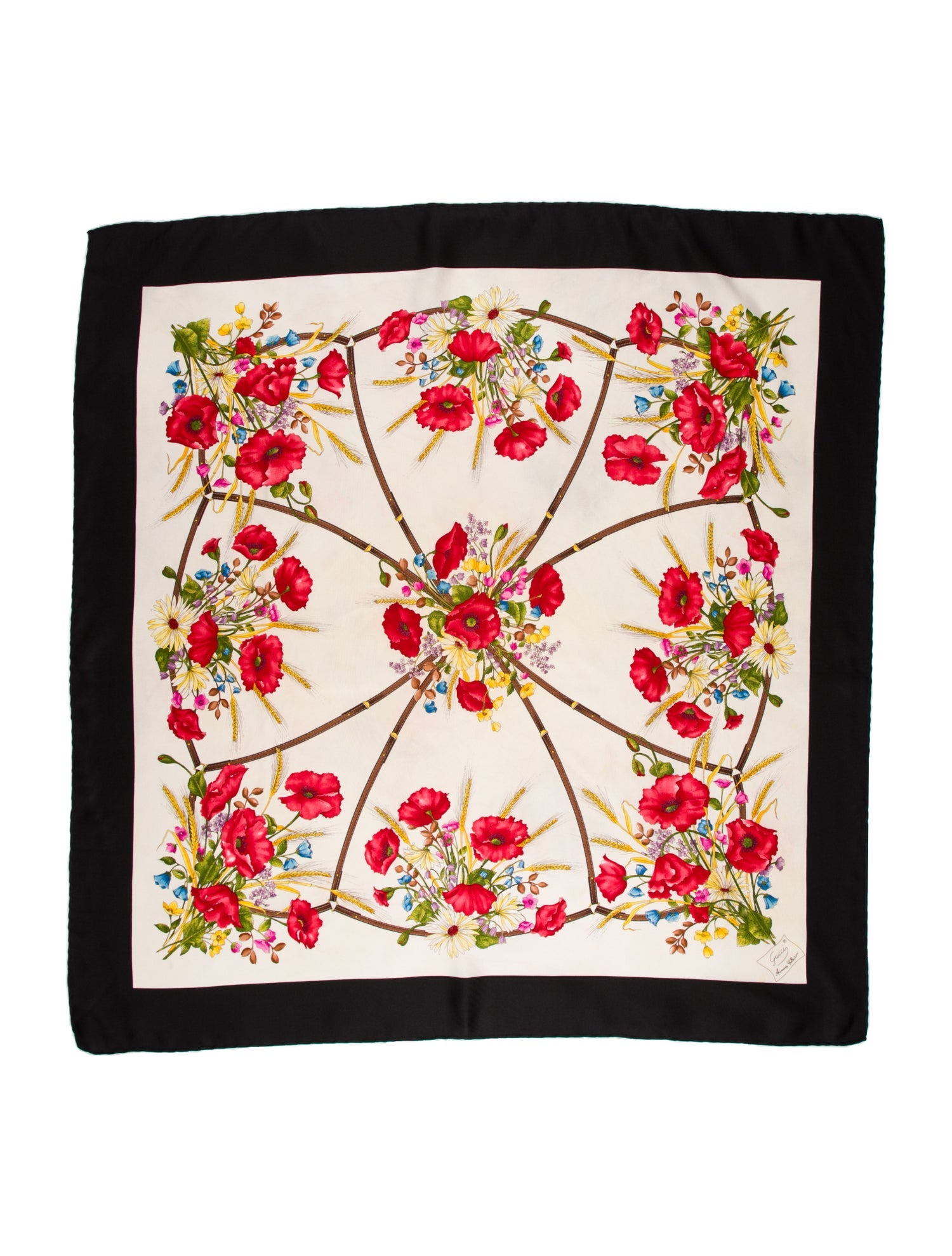 Gucci Silk GG Canvas Scarf