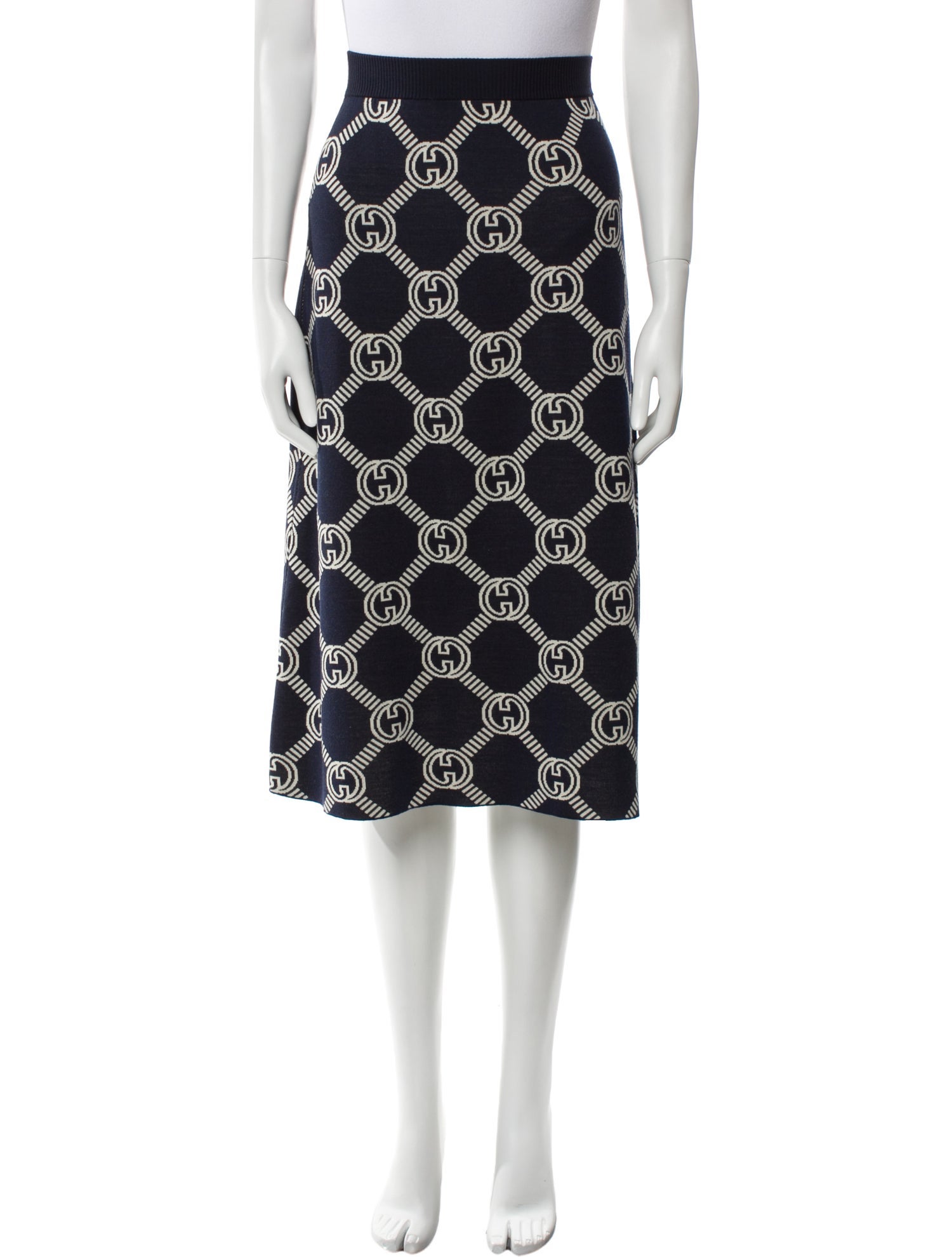 Gucci Wool Knee-Length Skirt