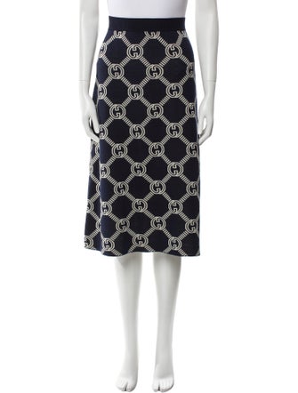 Gucci Wool Knee-Length Skirt