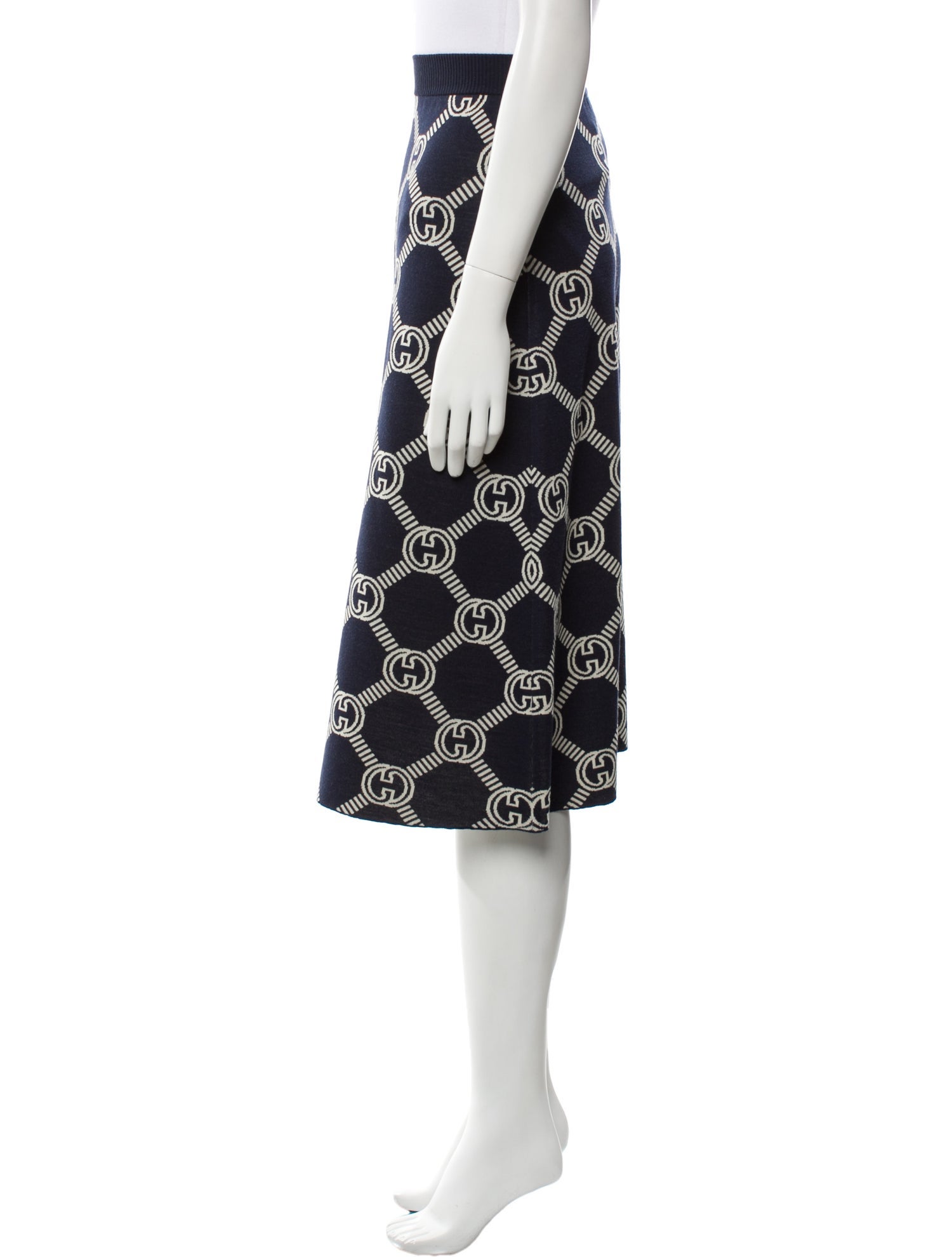 Gucci Wool Knee-Length Skirt