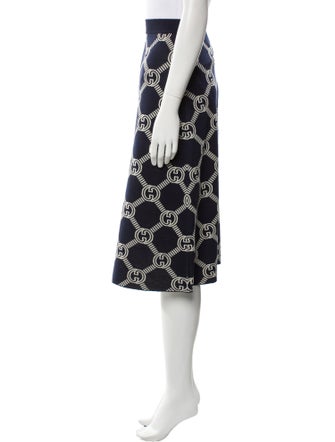Gucci Wool Knee-Length Skirt