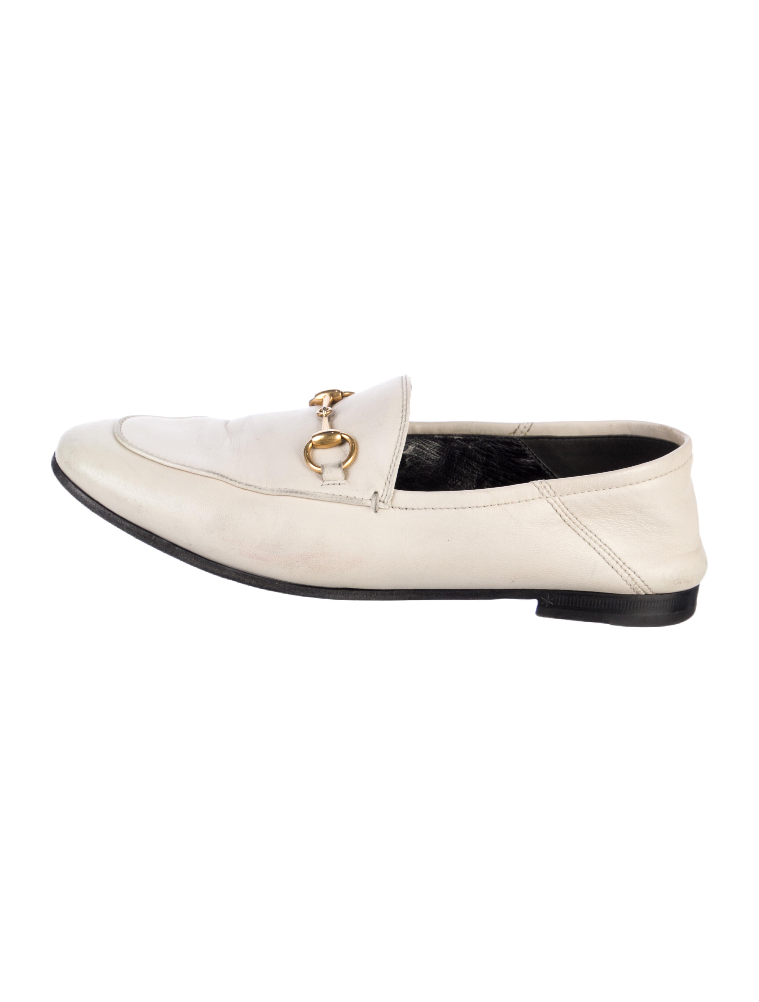 Gucci Horsebit Accent Leather Loafers