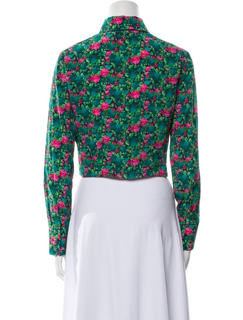 Gucci 2024 Silk Crop Top