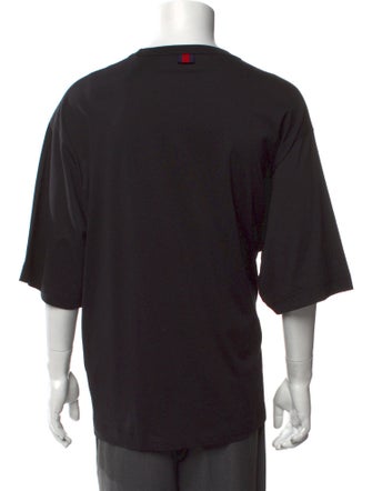 Gucci Crew Neck Three-Quarter Sleeve T-Shirt