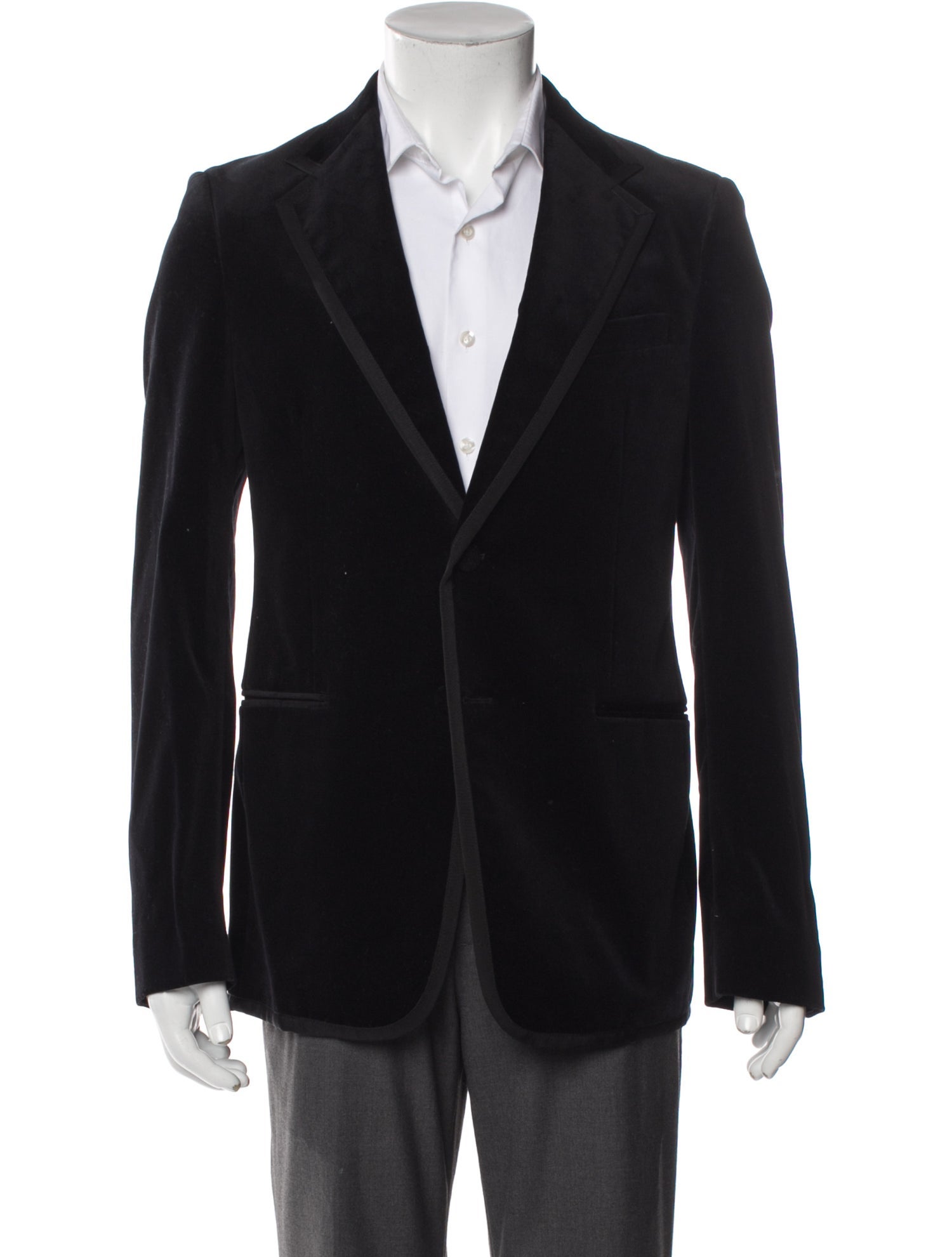Gucci Grosgrain Trim Blazer