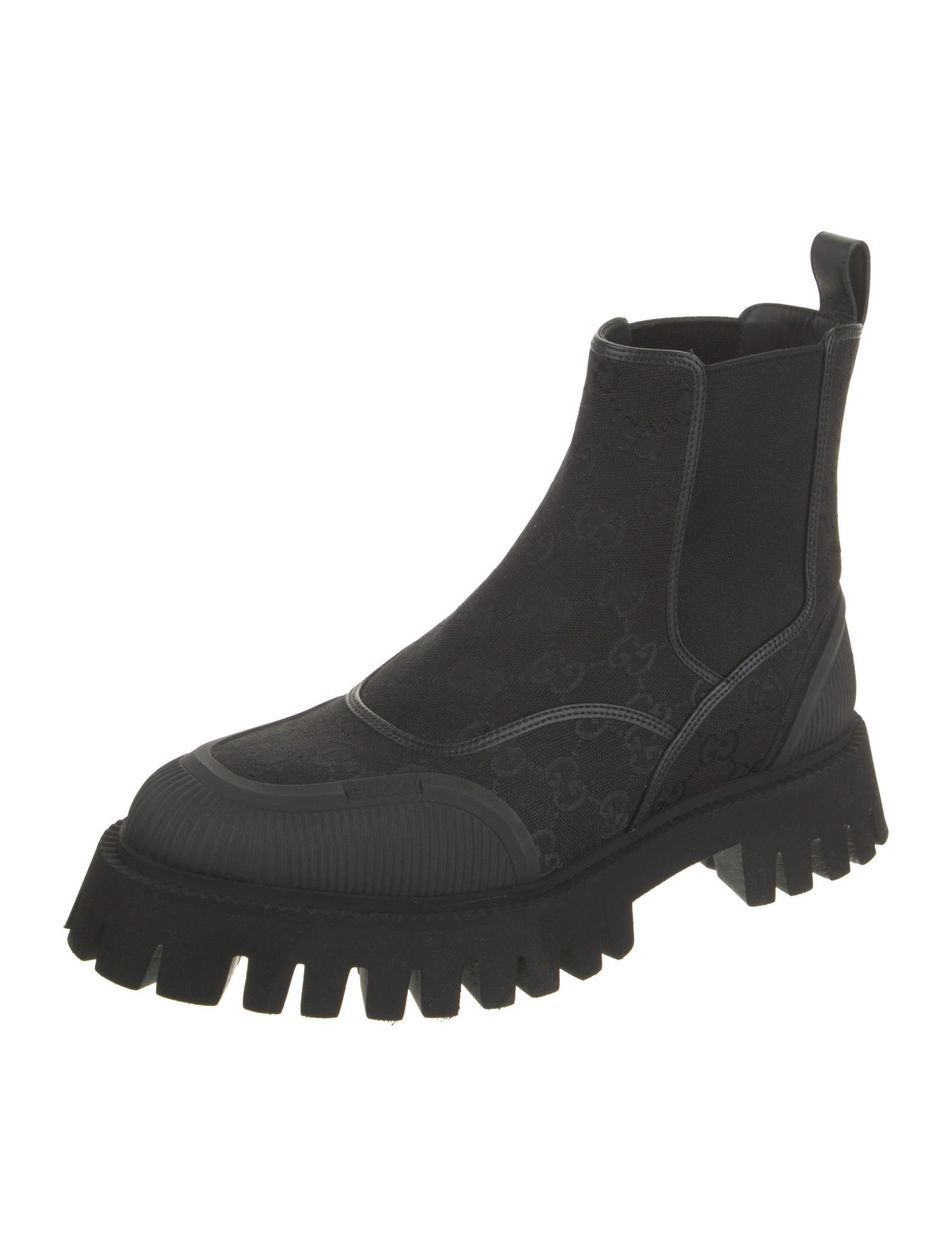 Gucci GG Canvas Canvas Chelsea Boots