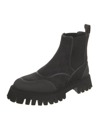 Gucci GG Canvas Canvas Chelsea Boots