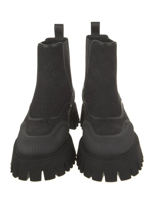 Gucci GG Canvas Canvas Chelsea Boots