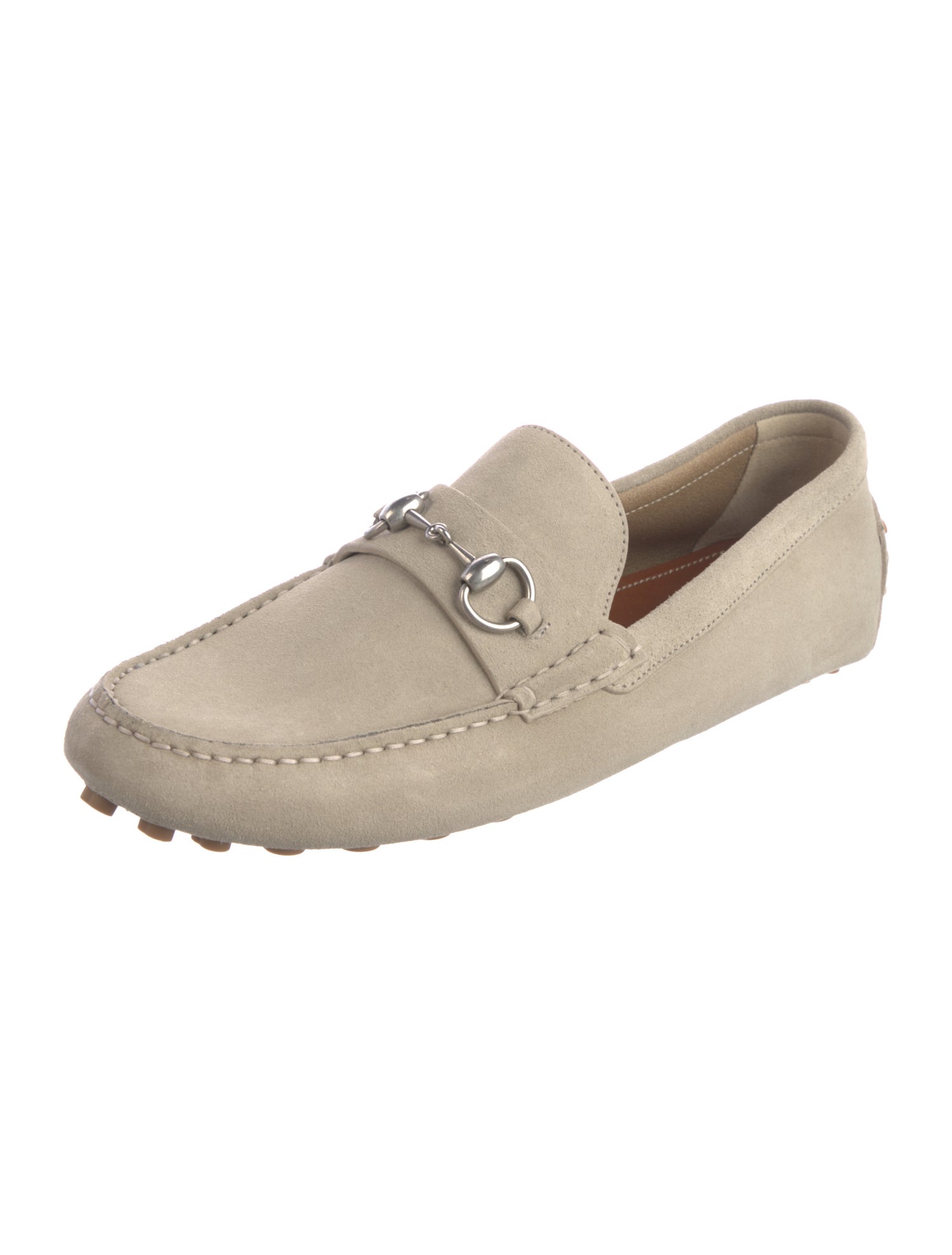 Gucci Horsebit Accent Suede Drivers