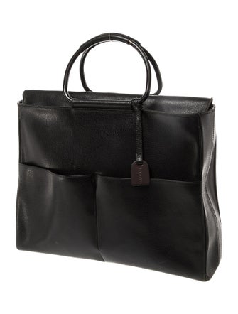Gucci Leather Top Handle Bag