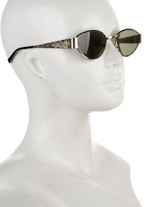 Gucci Web Accent Cat-Eye Sunglasses