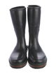 Gucci Web Accent Rubber Rain Boots
