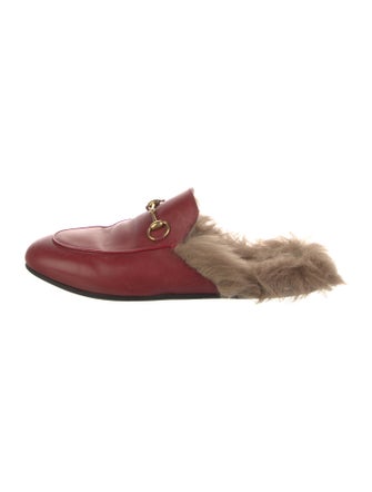 Gucci Horsebit Accent Leather Mules