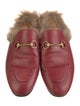 Gucci Horsebit Accent Leather Mules