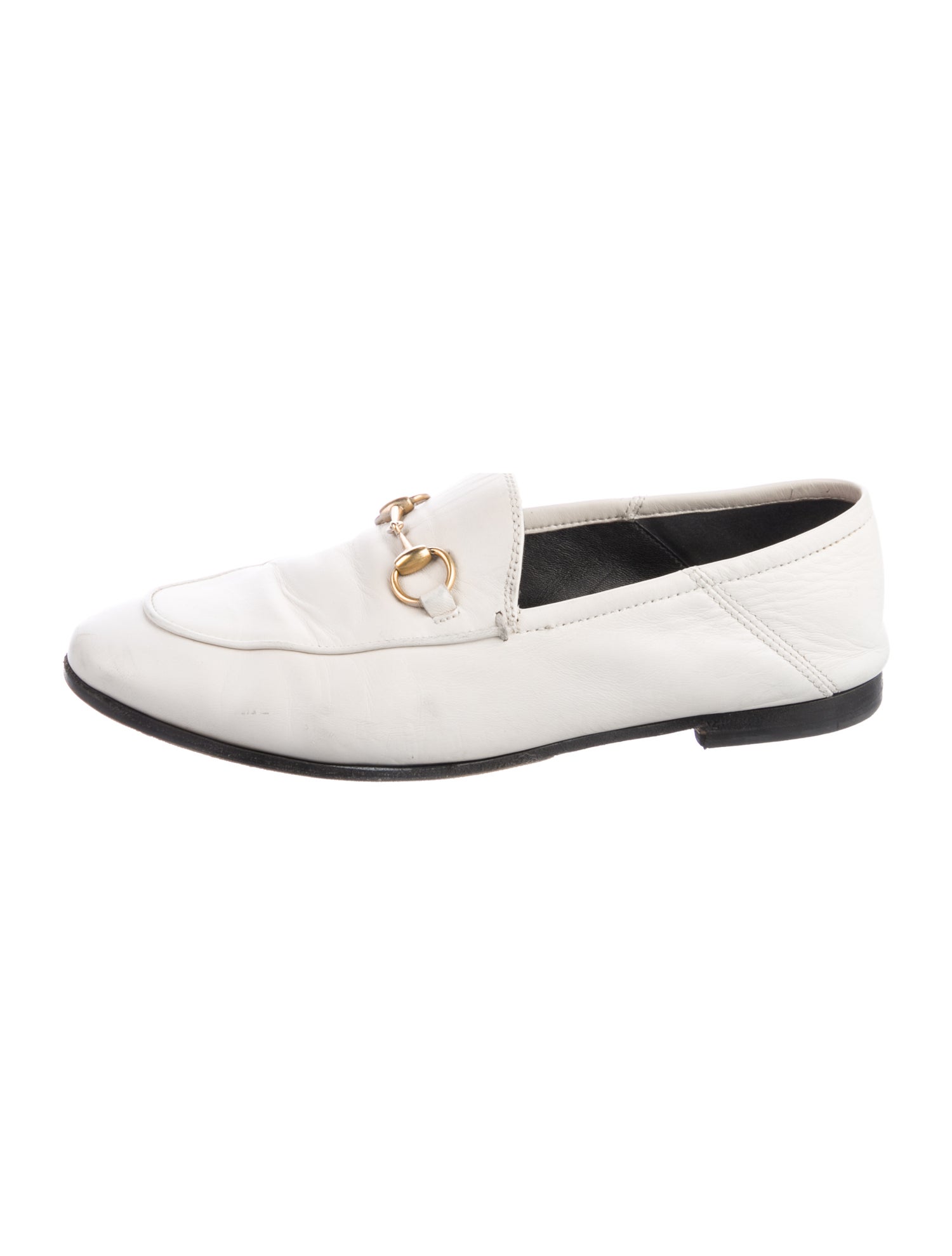 Gucci Horsebit Accent Leather Loafers