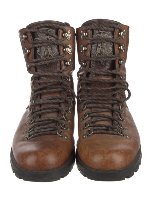 Gucci Leather Hiking Boots
